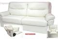 Sofa 3R+2xfotel z Relaxem Skra rne kolory Restodesign