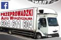 Tel.604611604 Przeprowadzki Transport Wypoyczalnia aut.